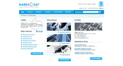 Desktop Screenshot of narexsat.cz